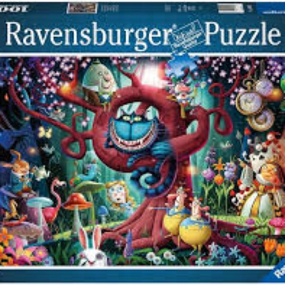 Ravensburger 1000-Piece Puzzle Alice in Wonderland - ALL PIECES GUARANTEED!